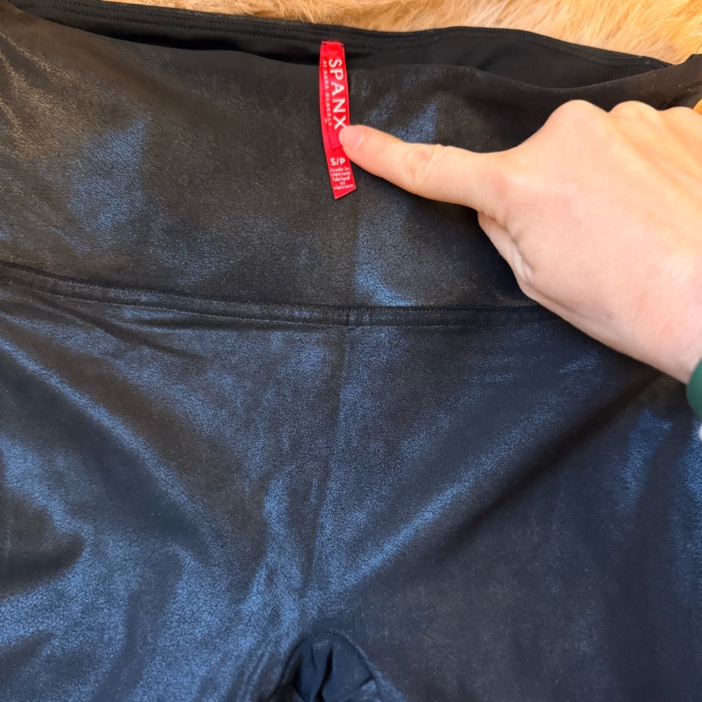 Spanx Faux Leather Leggings - Picture 2 of 3